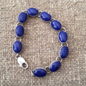 Sterling and Lapis bracelet